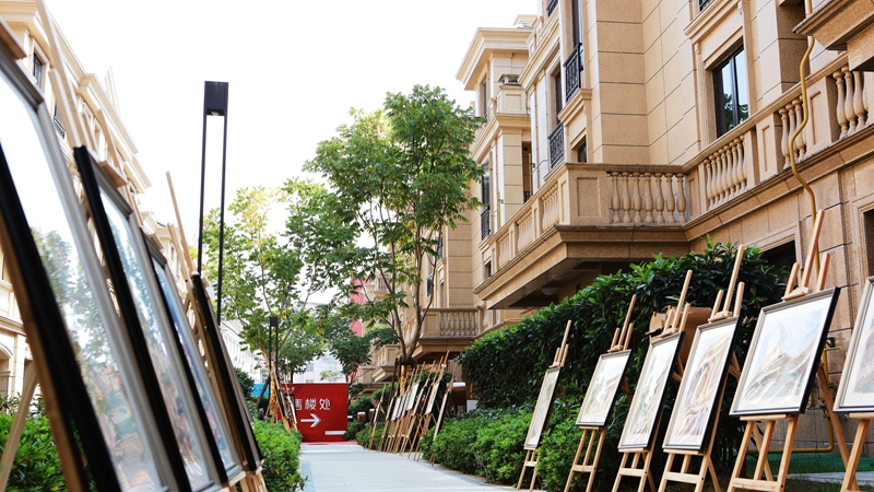 樂清華都&middot;天虹墅疊墅生活體驗(yàn)區(qū)開放 吸引百余組客戶參觀