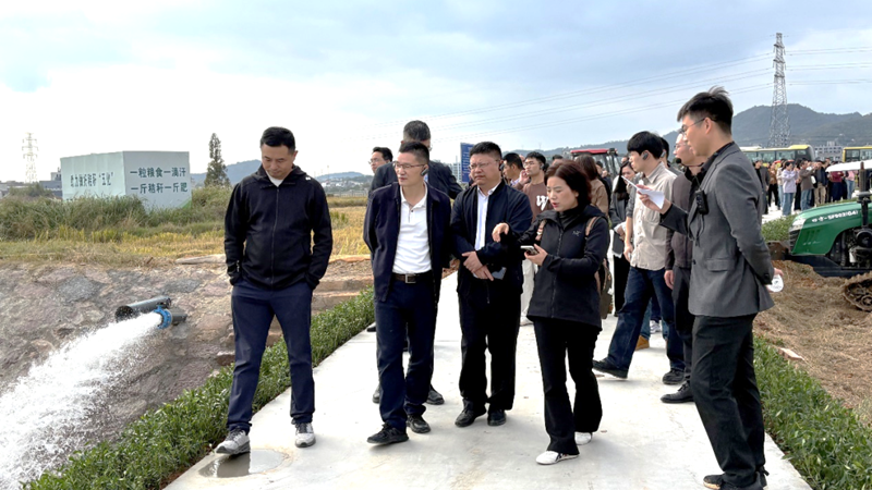農(nóng)田退水&ldquo;零直排&rdquo;與秸稈綜合利用現(xiàn)場會(huì)在浙農(nóng)科技金華永康&ldquo;萬畝方&rdquo;項(xiàng)目舉行