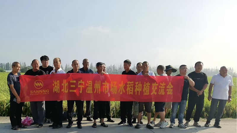 溫州惠多利舉辦三寧復合肥水稻現(xiàn)場觀摩會