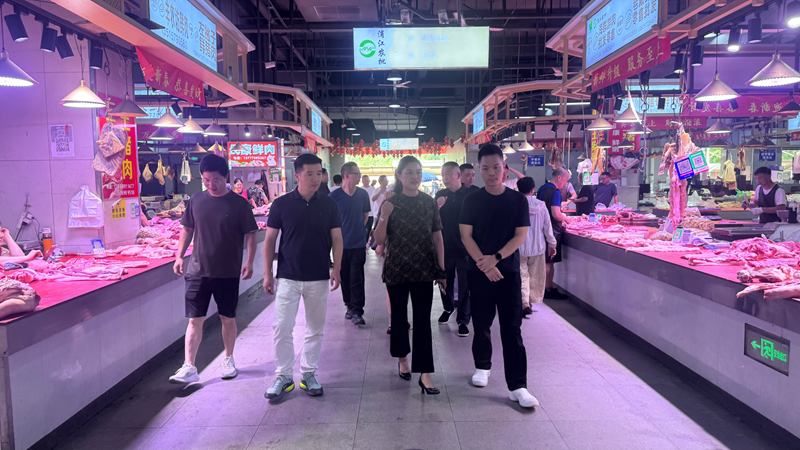 麗水農批市場考察團到浦江市場學習交流